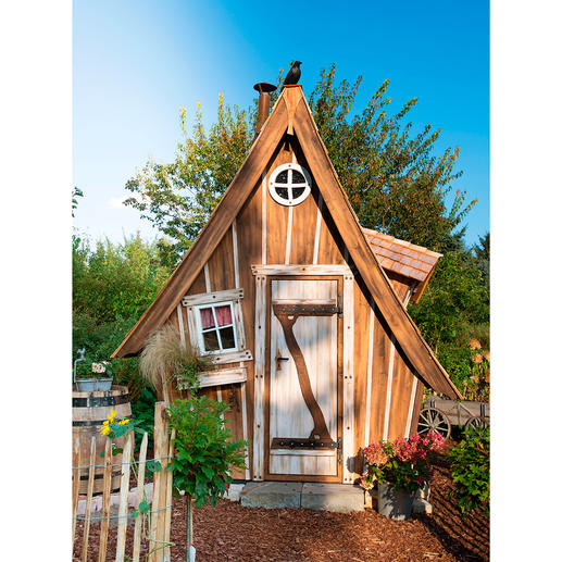 Modell „Lieblingsplatz“: Perfekt als Kinderspielhaus, Werkstatt, Imkerhaus oder als Sauna- und Grillhütte, für die Festzeltgarnitur oder als Entspannungs- und Träumlager. (TÜV Nord/GS-geprüfte Sicherheit). Modell „Lieblingsplatz“: Perfekt als Kinderspielhaus, Werkstatt, Imkerhaus oder als Sauna- und Grillhütte, für die Festzeltgarnitur oder als Entspannungs- und Träumlager. (TÜV Nord/GS-geprüfte Sicherheit).