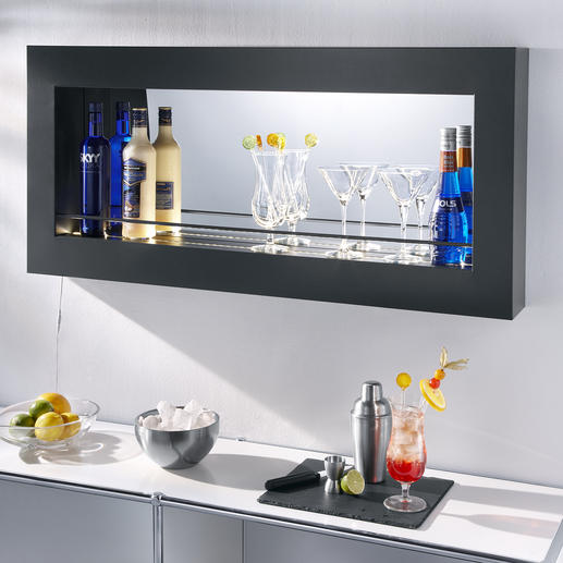 Bar Regal LED beleuchtet ideal für Flaschen oder Gläser 
