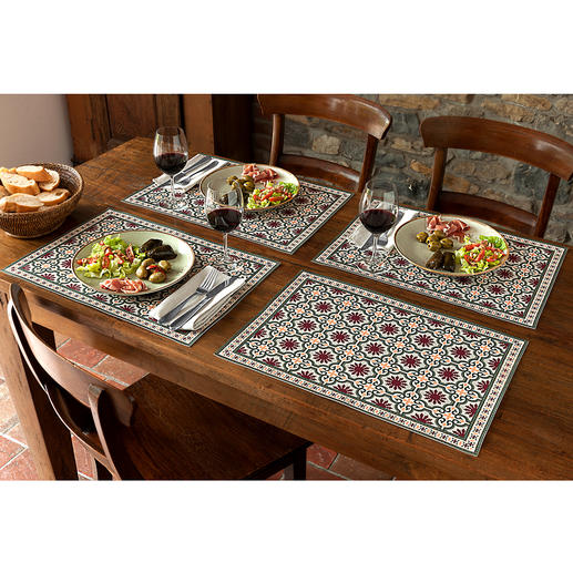 Maurische Tischsets, 6er-Set Der neue Wohntrend. Jetzt auch für Ihren schön gedeckten Tisch. Für drinnen und draußen.
