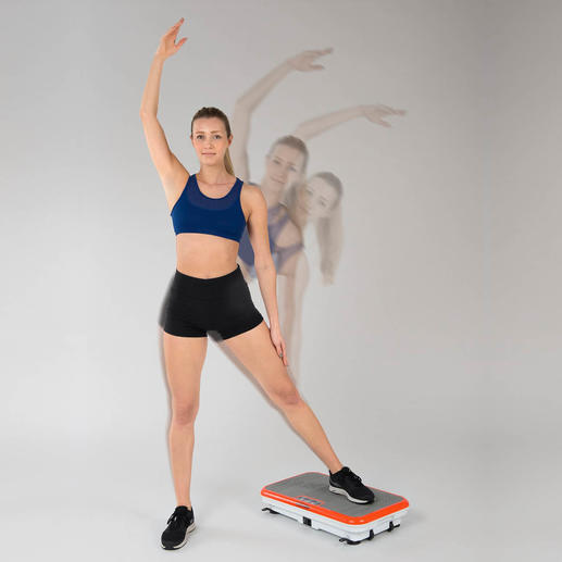 Vibro Shaper Vibrationsplatte Ganzkörpertrainer inkl. ExpanderBänder