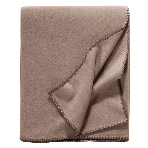 Edel-Fleece-Decke uni Edel-Fleece-Decke uni