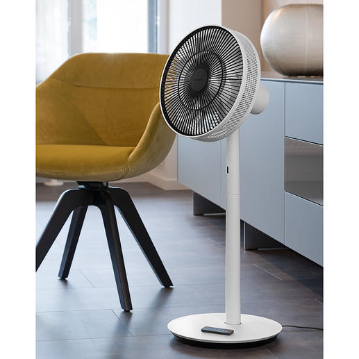 GreenFan Design-­Ventilator Der bessere (und schönere) Ventilator: nahezu lautlos und sanft wie eine natürliche Brise.