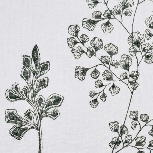 Der detailreiche Handdruck gibt die botanischen Motive besonders naturgetreu wieder. Der detailreiche Handdruck gibt die botanischen Motive besonders naturgetreu wieder.