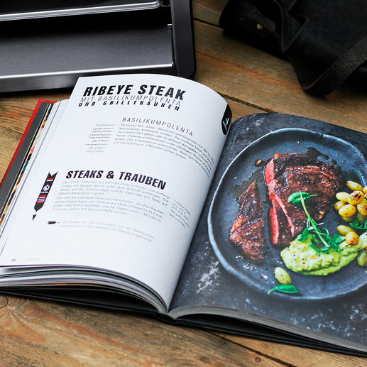 Inkl. 192-seitigem Grillbuch im Wert von 34,– € Inkl. 192-seitigem Grillbuch im Wert von 34,– €
