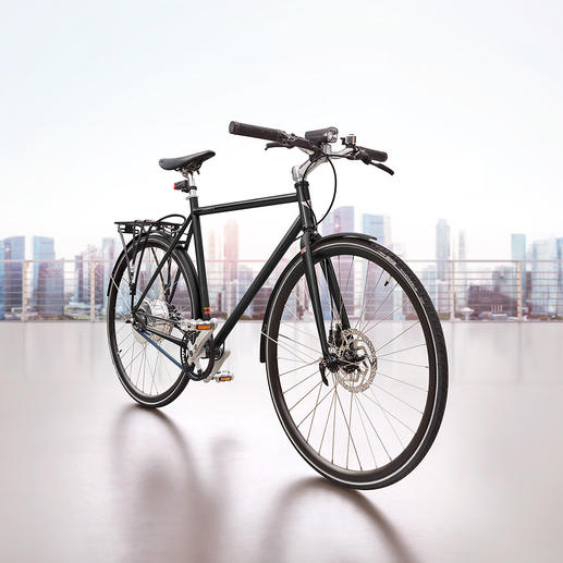 City-E-Bike Cooper E Disc Eine Marke. Eine Legende. ­Automobile Historie vereint in einem City E-Bike. Innovation und Lifestyle auf 2 Rädern.