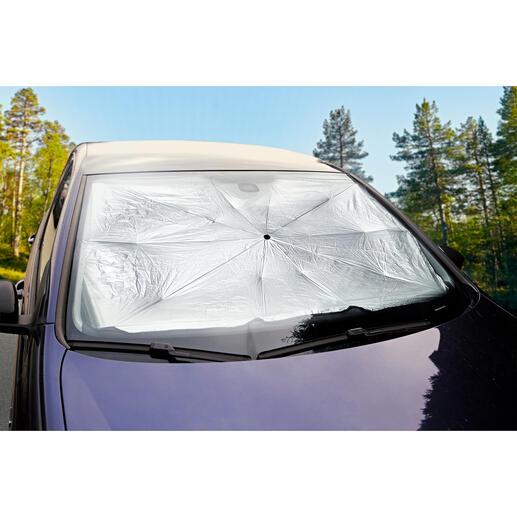Reflektierend Sonnenschirm mit UV Shutz für Auto Windschutzscheibe und Heckscheibe Sonnenschutz Auto Frontscheibe Innen 140*79cm Auto Hitzeschutz