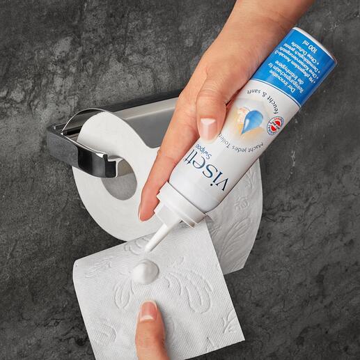 Swipoo Feuchtschaum, 2er-Set, 50 ml und 100 ml Endlich: die perfekte Alternative zu feuchtem Toilettenpapier. Sanft reinigend, hautfreundlich und ressourcenschonend.