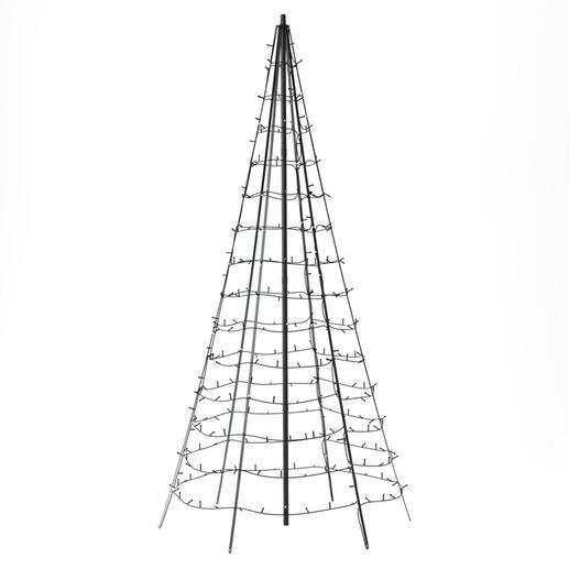 Magischer Lichterbaum Die Attraktion Ihrer Weihnachtsdekoration: eine faszinierende Skulptur aus Farbe und Licht.