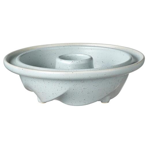 Die handgefertigte Keramik-Backform ist extrem wärmespeichernd, feuerfest und langanhaltend robust.