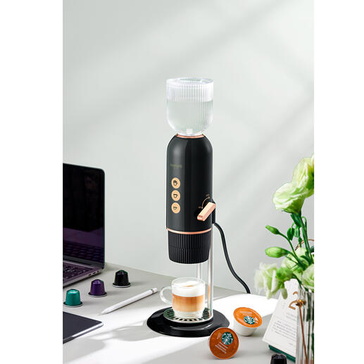 Ovente French Press Aus Edelstahl & Borosilikatglas – 963 Ml, Mit 3 Filtern, Für Kaffee, Tee & Mehr