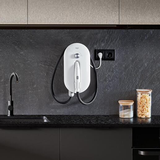 Das cleane Tech-Design ist sogar schön genug für einen Platz in der Küche.
