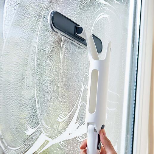 250cm Teleskop Fensterwischer Set - 2-in-1 Mit Mikrofaserschrubber