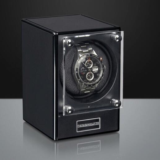 Uhrenbeweger Piccolo 2.0 mit Uhr sichtbar