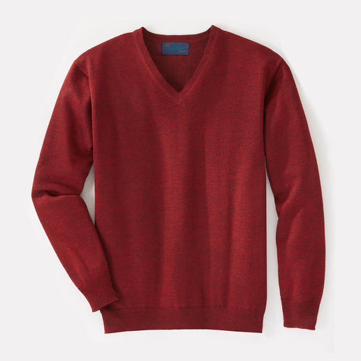 Der Pullover aus Baby-Alpaka: unempfindlich, edel und jahrelang schön. Vielseitigstes Basic Ihrer Reisegarderobe.