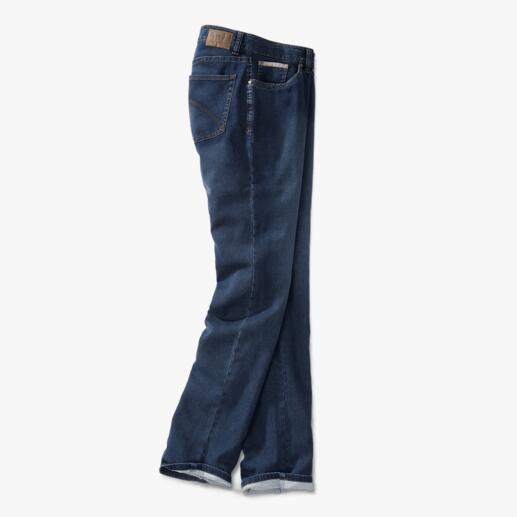 Die Wohlfühl-Jeans mit der kernigen Optik von Denim und der Bequemlichkeit einer Jogginghose. Formstabil, knitterfrei und bewegungsfreundlich.