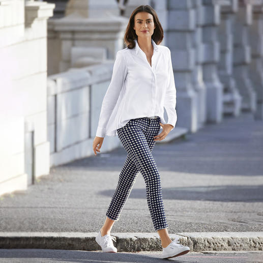 van Laack Plissee-Hemdbluse, Weiß van Laack Plissee-Hemdbluse, Weiß