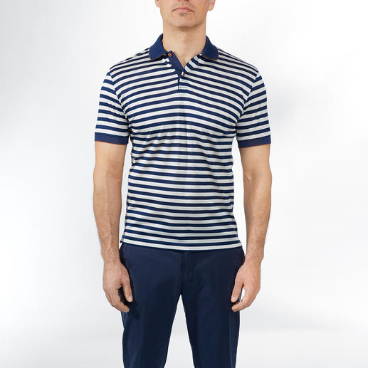 Piqué-Streifen-Poloshirt Piqué-Streifen-Poloshirt