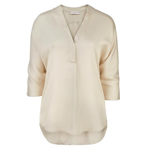 Tunika-Bluse, Creme Tunika-Bluse, Creme