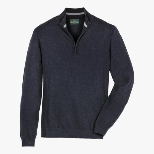 Alan Paine Ganzjahres-Troyer in Dunkelblau mit Reißverschluss.