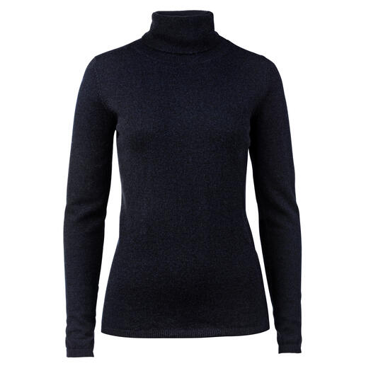 Der Kaschmir-Pullover, der so luftig wie ein Shirt ist. Vom Schweizer Spezialisten Fair Trade Cashmere.