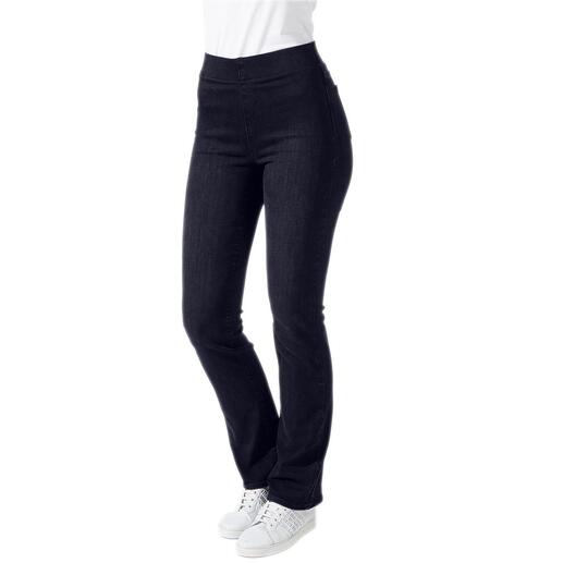 Die Pull-On-Jeans, die sich 3 Größen anpasst – bei vollem Komfort. Herrlich bequem und  flexibel + Slimming-Effekt. Von NYDJ®, Los Angeles.