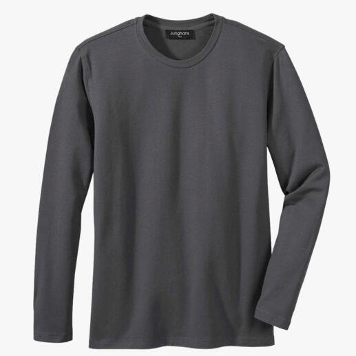 Das Edel-Longsleeve mit Kaschmir. Weicher und wärmer als einfache Baumwoll-Shirts.