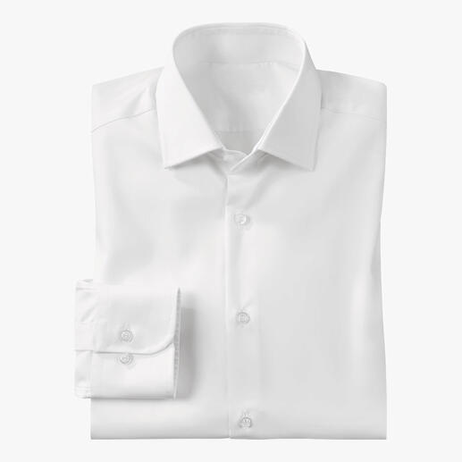 Dieses Hemd kennt keine Flecken mehr – und ist doch aus weicher, atmungsaktiver Baumwolle. Patentierte Nano-Technologie macht sein QuickClean-Gewebe dauerhaft schmutzabweisend.