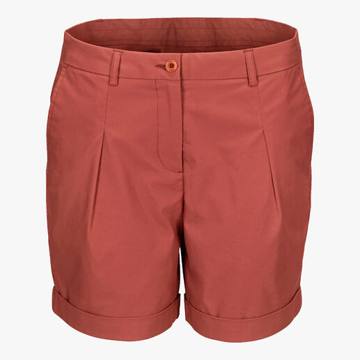 Die stilvollen unter den Outdoor-Bermudas. Leicht, luftig, knitterarm und bequem elastisch. Von Aigle, Frankreich.