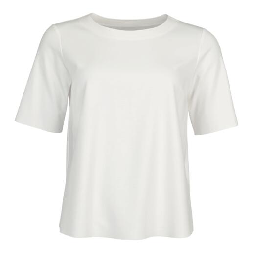 Weißes Blusenshirt des Vicario Cinque Punto Milano-Ensembles, Größe 36.