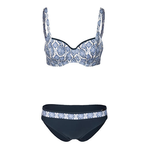 Oberteil und Unterteil des Sunflair Spacer-Bikinis in einer Ansicht.