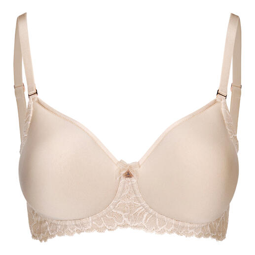 Vorderansicht des nude-farbenen Royal Lounge Everyday-Spitzen-BH