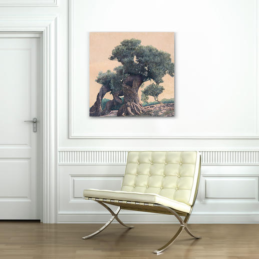 „Olivenbaum“ ist in den Größen 75 x 75 cm ... „Olivenbaum“ ist in den Größen 75 x 75 cm ...