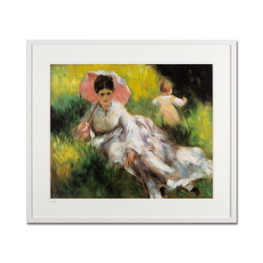 Pierre-Auguste Renoir – Dame mit Sonnenschirm (1874–76) Pierre-Auguste Renoir "Dame mit Sonnenschirm" (1874-76) als High-End Prints™.
Endlich eine Qualität, die dem großen Meisterwerk tatsächlich gerecht wird. Maße: gerahmt 80 x 70 cm