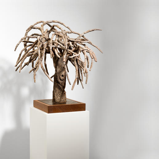 Andreu Maimó – el árbol Ein kulturelles Wahrzeichen Mallorcas – von Hand aus Ton gefertigt. Erste Unikatserie des Mallorquiners Andreu Maimó. 16 Exemplare. Maße: 55 x 52 x 50 cm