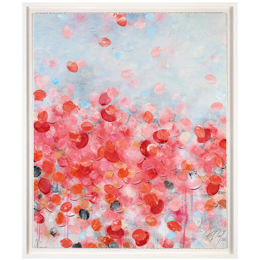 Frederic Paul  – Sakura Blossoms Frederic Paul: Editions-Debüt seiner einzigartigen Kunst. Handkoloriert und mit chinesischen Reispapier-Elementen veredelt. Maße: gerahmt 100 x 119 cm