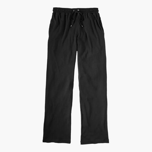 Damen Jogginghose in Schwarz mit Gummizug
