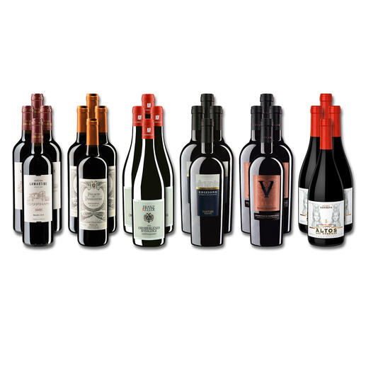 Weinsammlung - Die kleine Rotwein-Sammlung für anspruchsvolle Genießer Winter 2021, 24 Flaschen Wenn Sie einen kleinen, gut gewählten Weinvorrat anlegen möchten, ist dies jetzt besonders leicht.
