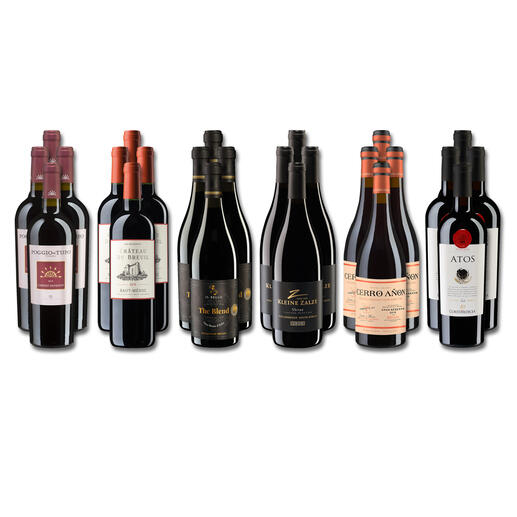 Weinsammlung - Die kleine Rotwein-Sammlung für anspruchsvolle Genießer Sommer 2022, 24 Flaschen Wenn Sie einen kleinen, gut gewählten Weinvorrat anlegen möchten, ist dies jetzt besonders leicht.