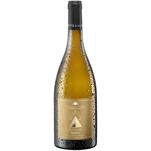Soliditas Bianco Collezione Privata, Tenuta Romana, Italien Höchstnote: „Ein großartiger Weißwein. Chapeau. 99 Punkte.“ (Luca Maroni)**lucamaroni.com, 5. Juli 2022