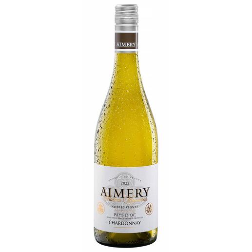 Aimery Chardonnay 2022, Aimery, Pays d‘Oc IGP, Frankreich Der Chardonnay-Geheimtipp – aus den exzellenten Grundweinen des Crémant de Limoux.