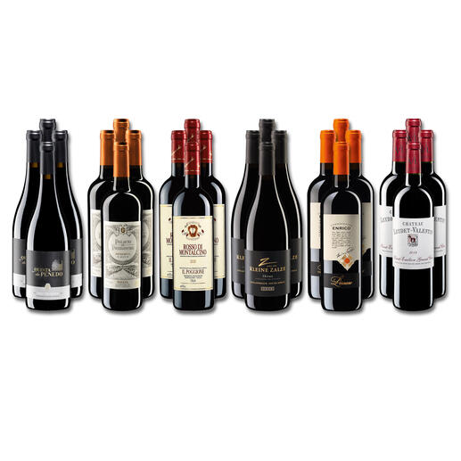 Weinsammlung - Die kleine Rotwein-Sammlung für anspruchsvolle Genießer Sommer 2023, 24 Flaschen Wenn Sie einen kleinen, gut gewählten Weinvorrat anlegen möchten, ist dies jetzt besonders leicht.