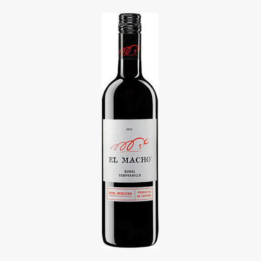 El Macho 2023, Utiel-Requena DOP, Spanien 
            „Der“ Geheimtipp aus Spanien. 97 (!) Punkte im Decanter.*
            *decanter.com, DWWA 2020 über den Jahrgang 2019.
        