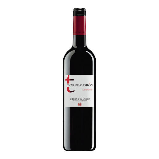 Rotwein Torremorón Joven 2023 von Bodegas Torremorón in einer modernen Flasche.