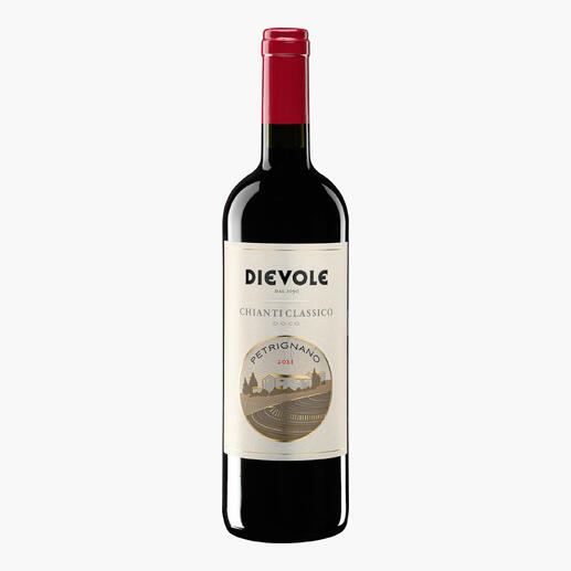 Chianti Classico -Petrignano- BIO, 2021, Flasche mit Weingut-Design