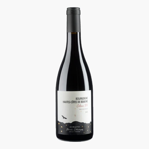 Rotweinflasche Champy Clou 377 BIO 2023 mit modernem Etikett