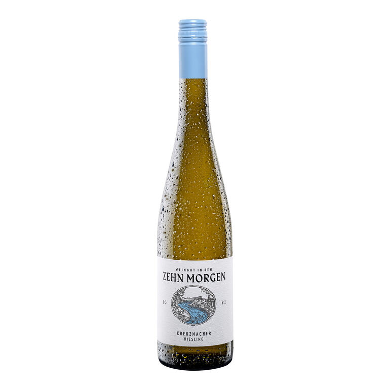 Zehn Morgen Kreuznacher Riesling 2021, Weingut In den Zehn Morgen, Nahe, Deutschland