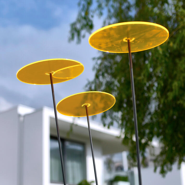 Cazador-del-sol Sonnenfänger-Scheiben, 3er-Set im Garten