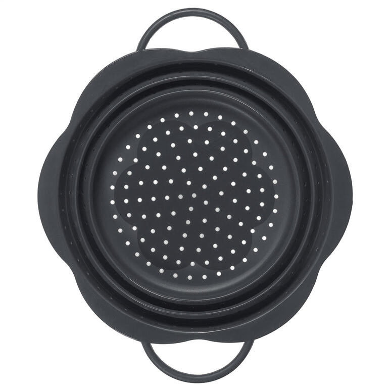 Kochblume Set 4 Cucchiai Flessibili In Silicone Antracite - Con Anima In Acciaio, 230°C