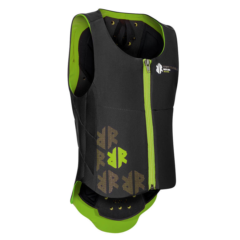 Komperdell Ballistic Vest für Jungen in Schwarz und Grün.
