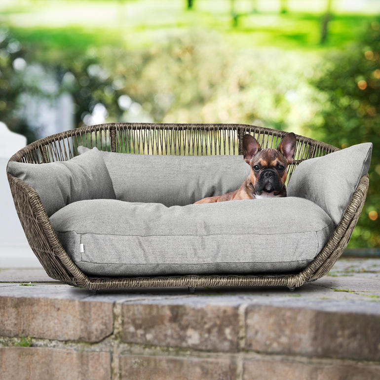 Laboni Prado Design Lounge-Bett, Hundebett, Hundekrbchen, outdoorgeeignet,  Oeko-Tex Standard 100